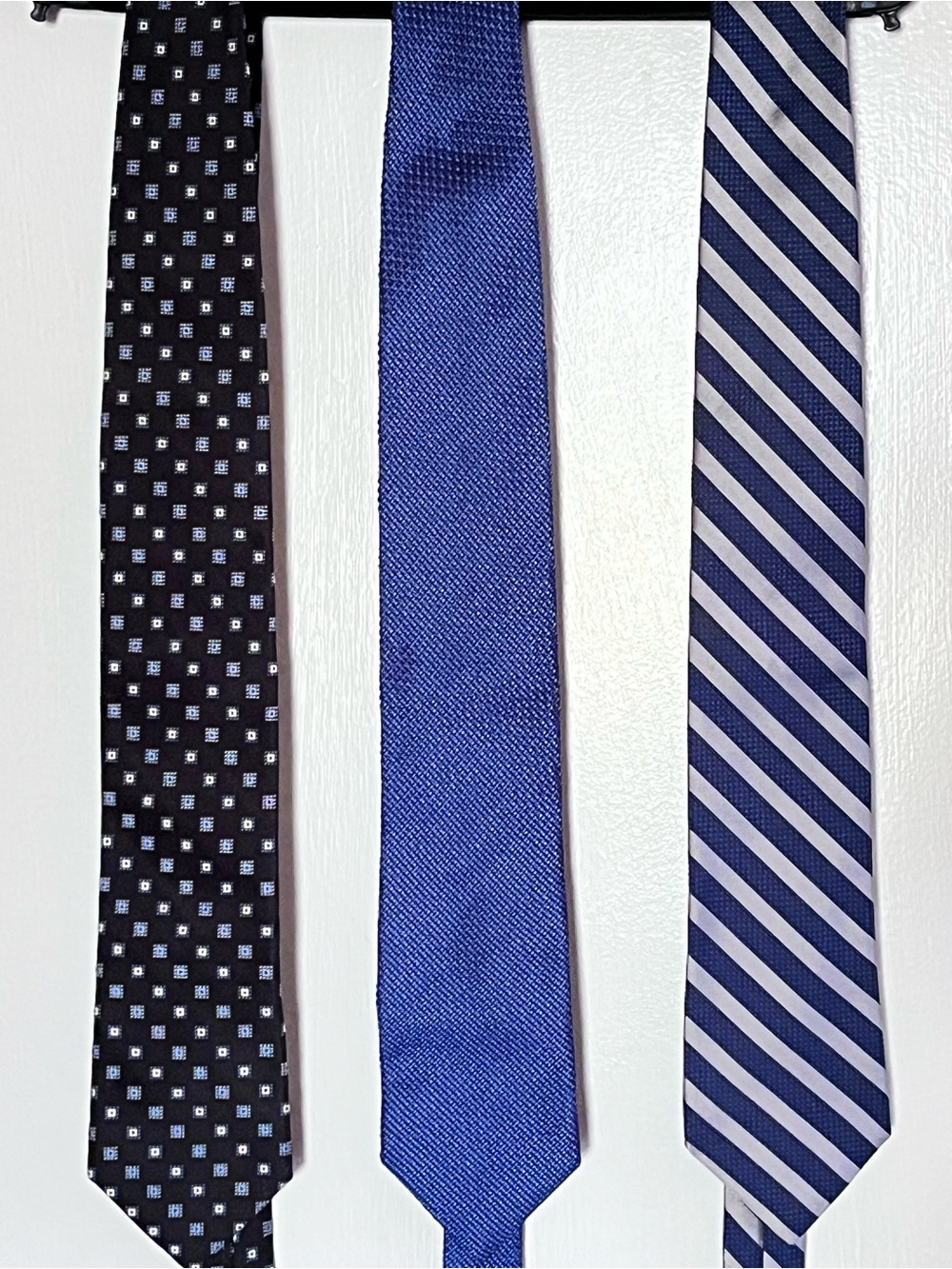 Men's Solid Royal Blue Necktie - Versatile Formal Accessory. Lot of 3 for $45